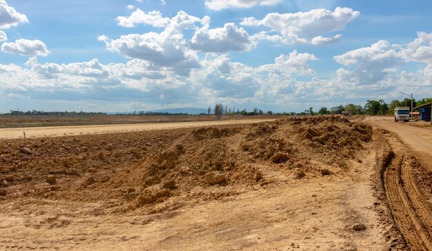 Foto vista panorámica de la tierra