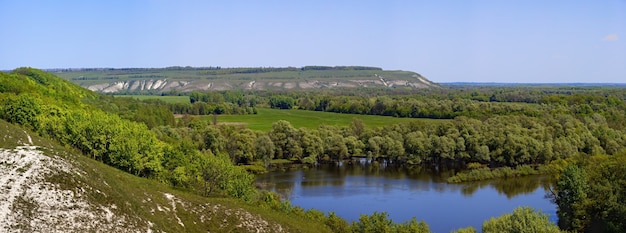 Vista panorámica del valle del río Don