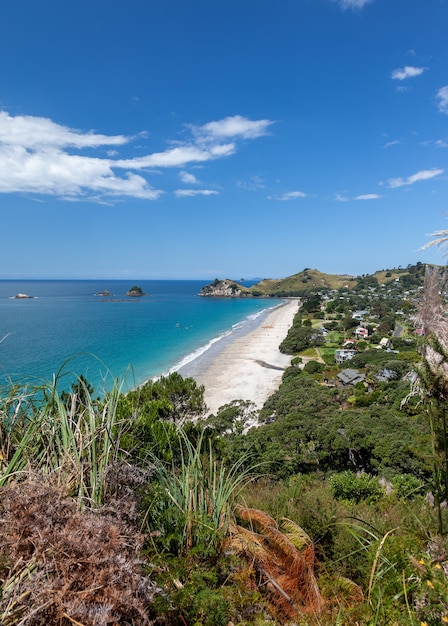 Foto vista para hahei na nova zelândia