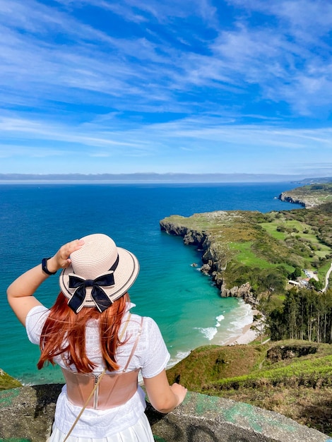 Foto vista para o mar do mirante