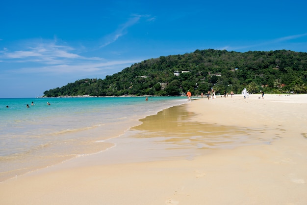 Vista para o mar verão phuket tailândia