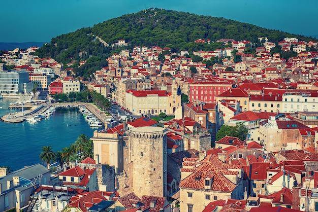 Vista para Split Croácia