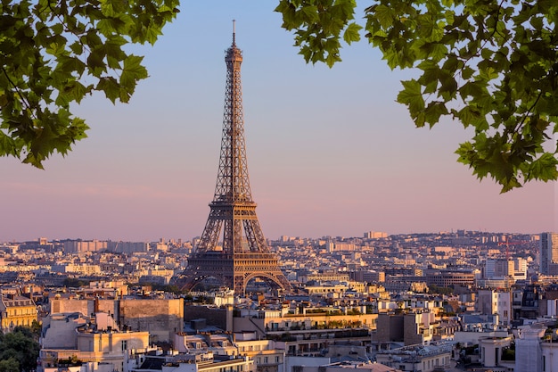 Vista de París en Francia