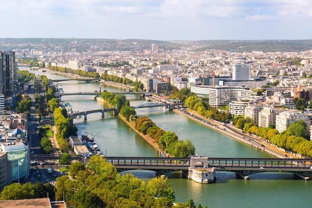 Vista de París desde la Torre Eiffel