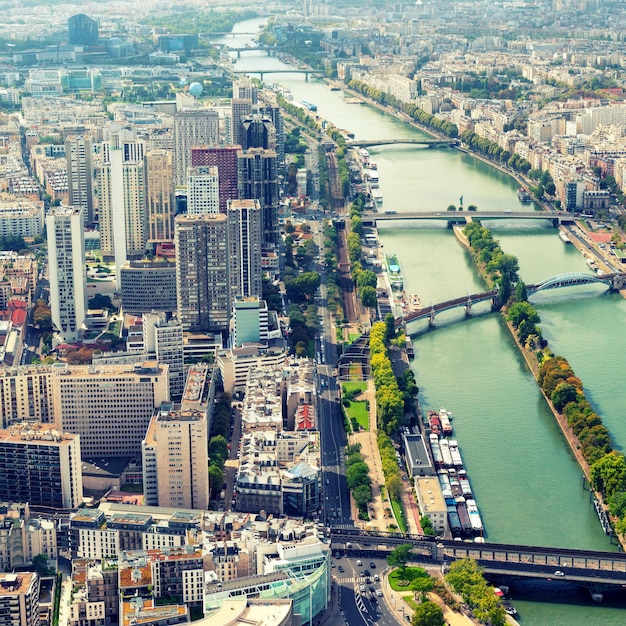 Vista de París desde la Torre Eiffel