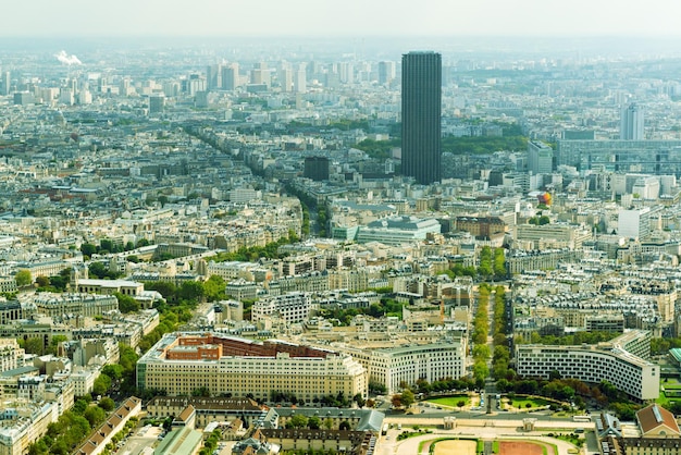 Vista de París con la Torre Montparnasse