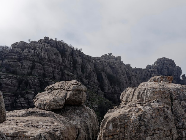 Vista del Parque Natural El Torcal de Antequera