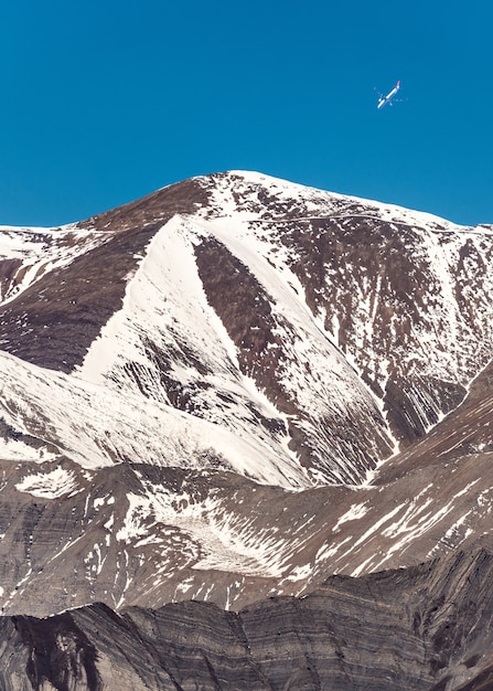 Vista de los picos nevados