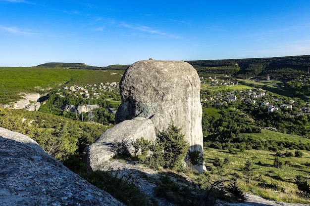 Vista pintoresca de las esfinges Bakhchisarai Bakhchisarai Crimea Rusia La península de Crimea