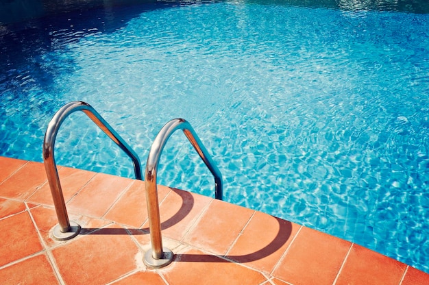 Vista de la piscina