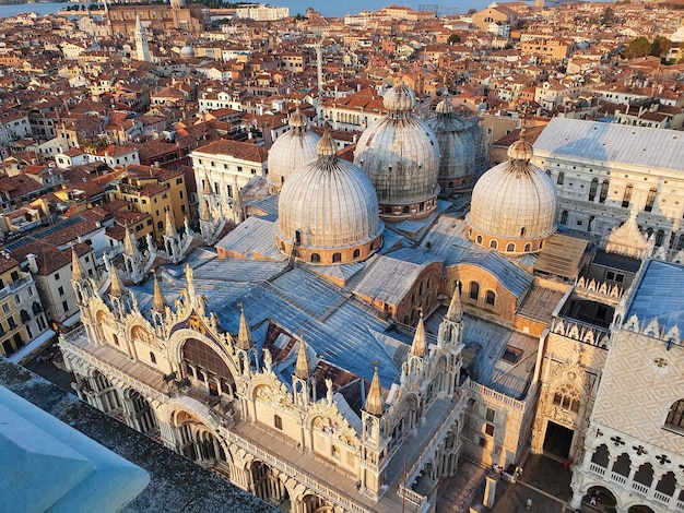 Vista desde la plataforma de observación de la Basílica de San Marco