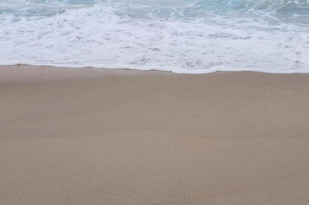 Foto vista de la playa en ángulo alto