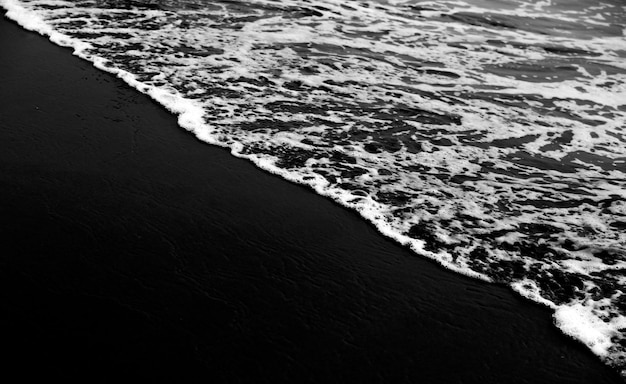 Foto vista de la playa en ángulo alto