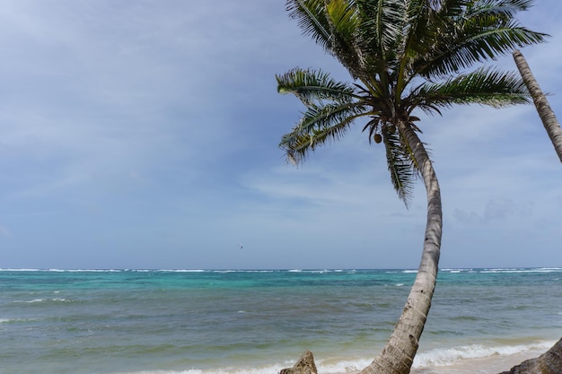 Vista de la playa de Little Corn Island, Nicaragua