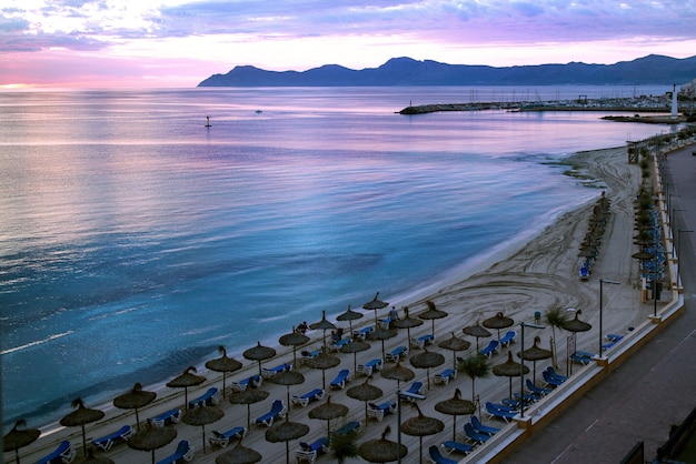 Vista de la playa de Palma de Mallorca