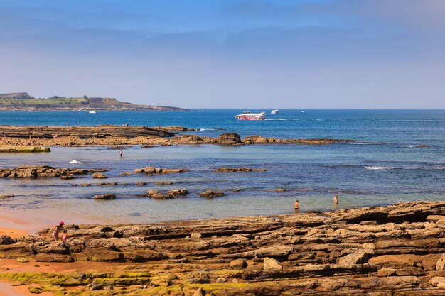 Vista de la playa de santander