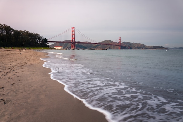 Vista desde el puente Golden Gate en San Francisco, California