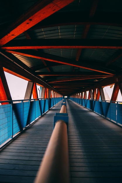 Vista del puente peatonal