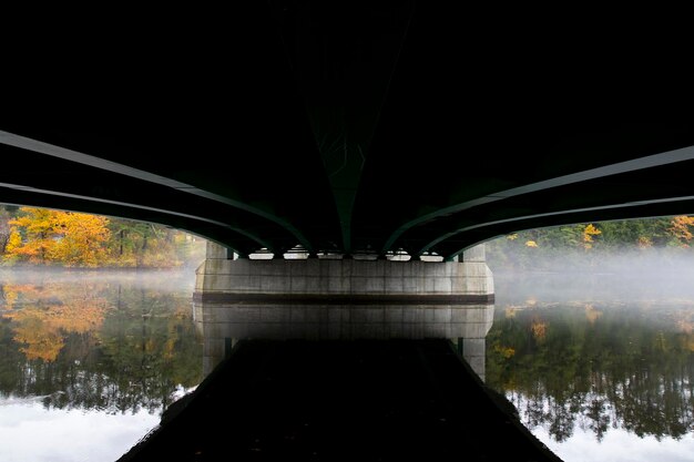 Foto vista del puente sobre el río