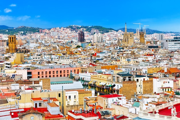 Vista de la Rambla más grande de Barcelona