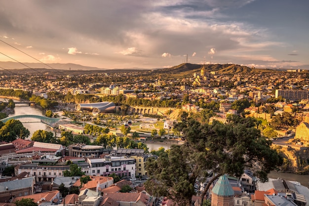 Vista regional de Tbilisi