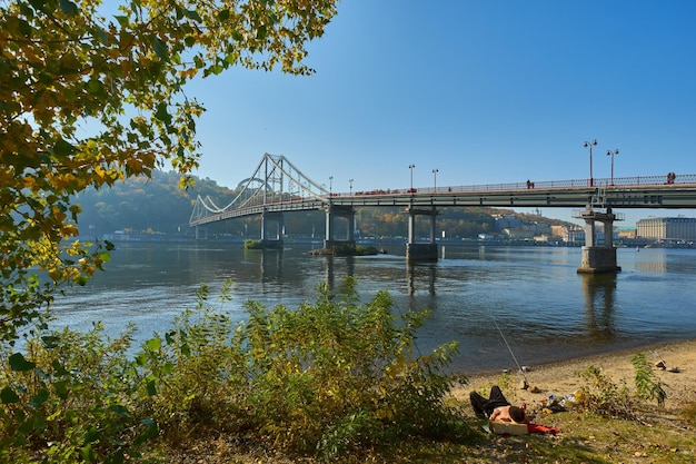 Vista del río Dniéper en Kiev