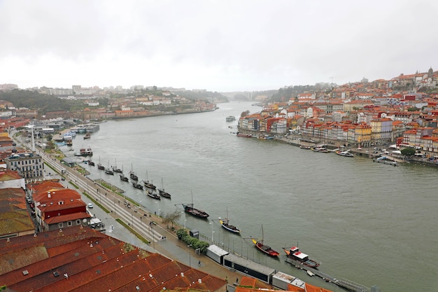 Vista del río Duero en Oporto