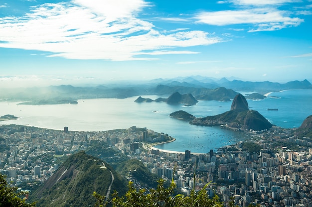 Foto una vista de rio de janeiro