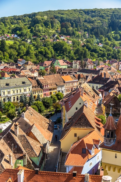 Vista de Sighisoara Transilvania, Rumania