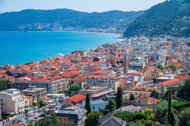 Vista sobre a cidade de Alassio