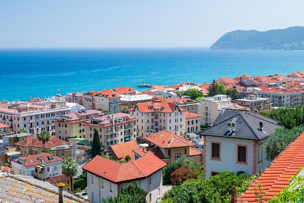 Vista sobre a cidade de Alassio