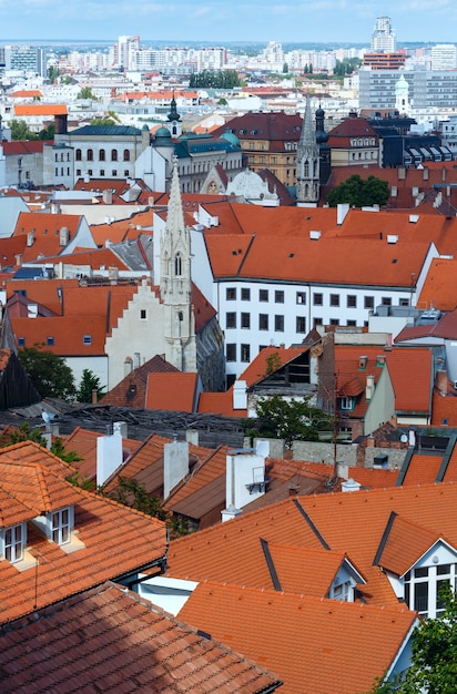 Vista sobre a cidade de Bratislava do castelo Eslováquia.