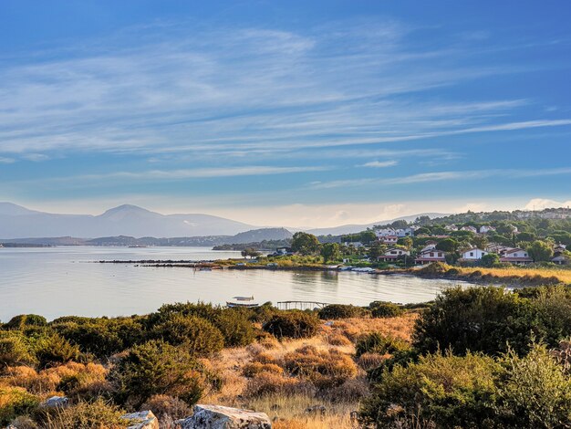 Vista sobre la bahía de Ildiri desde Izmir, Cesme