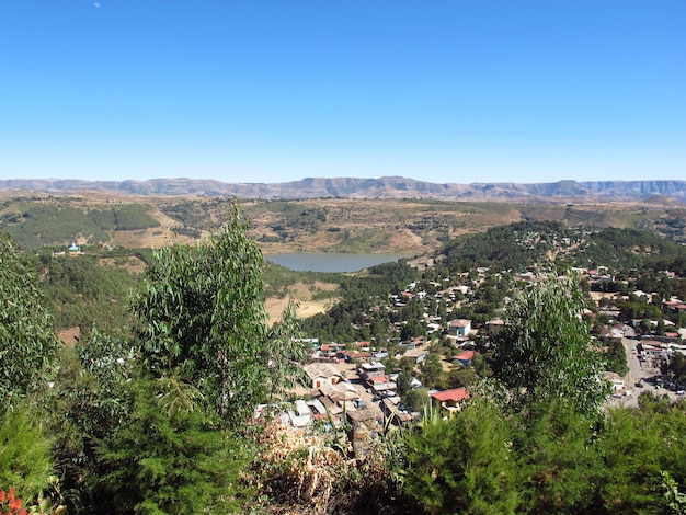 La vista sobre la ciudad de Gondor, Etiopía