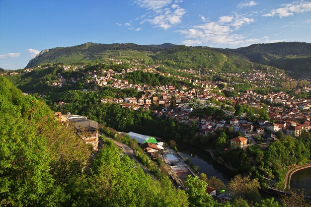 La vista sobre la ciudad de Sarajevo, Bosnia y Herzegovina