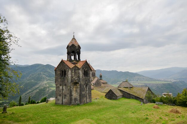 Foto vista sobre el monasterio de haghpat en armenia