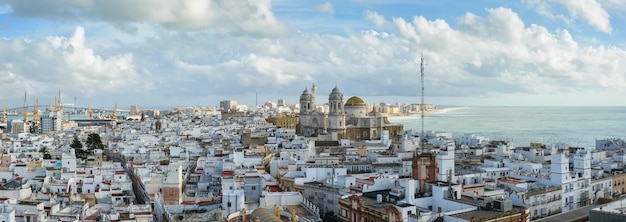 Vista superior de Cádiz