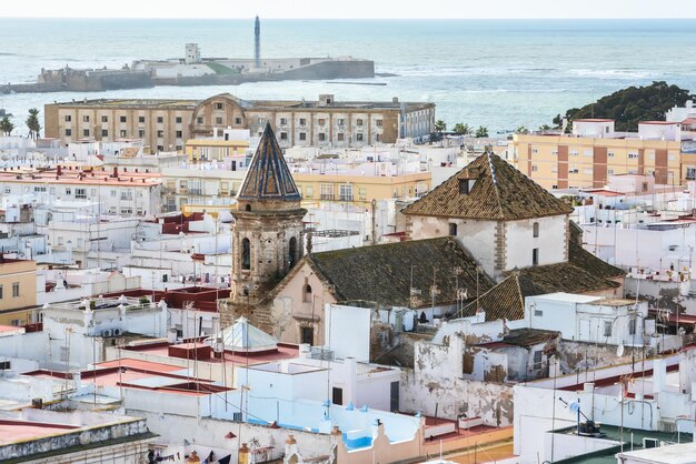 Vista superior de Cádiz