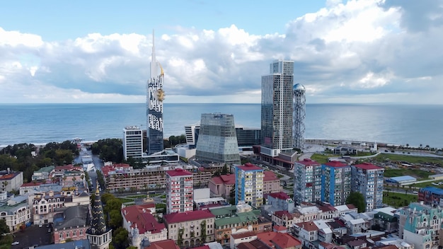 vista superior del centro histórico de Batumi