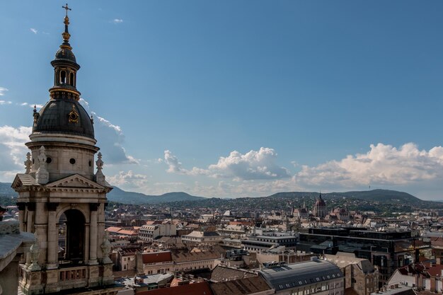 Vista superior de la ciudad de Budapest Hungría