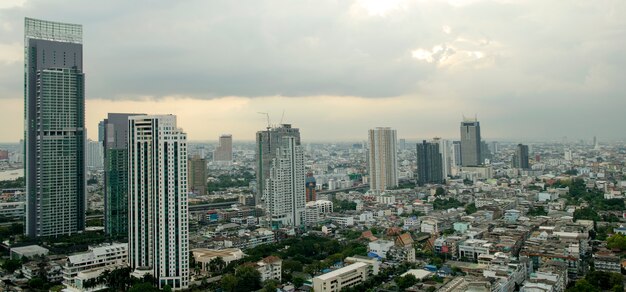 vista superior da cidade de Banguecoque