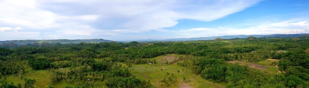 Vista superior da floresta e arquivos das filipinas