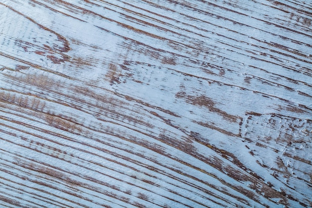 Vista superior do pano de fundo de madeira vintage bagunçado