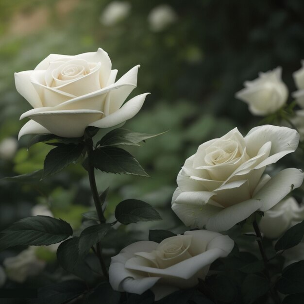 Foto vista superior de la foto rosas flores con fondo blanco