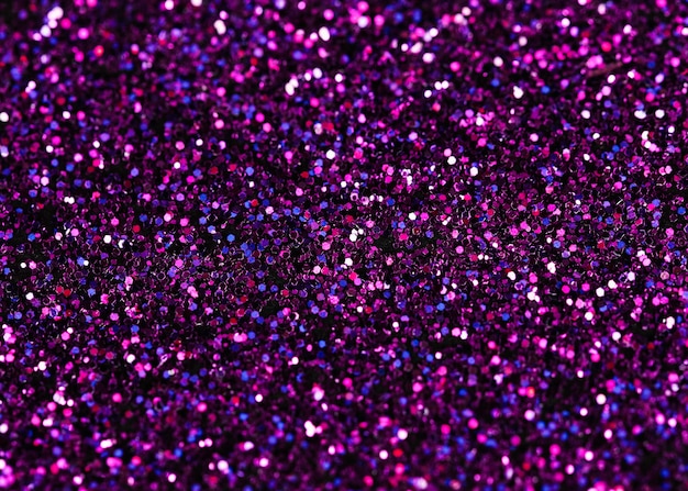 Foto vista superior glitter para maquiagem