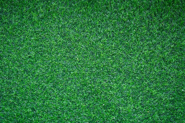 Vista superior grama verde artificial para o fundo