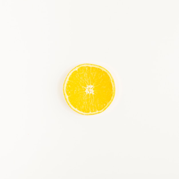 Vista superior limón