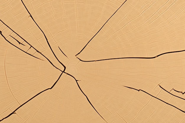 Vista superior de una madera o madera contrachapada como telón de fondo con una grieta