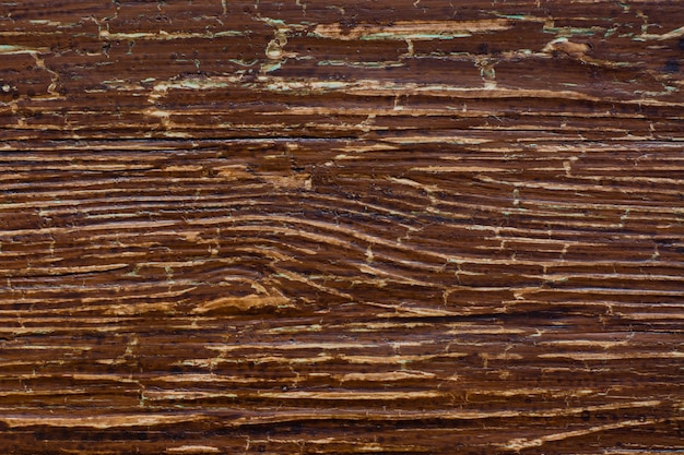 Vista superior de una madera rústica desgastada marrón