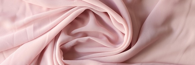 Vista superior de la textura de tela de tela rosa claro para el trabajo de arte de fondo y diseño pastel rosado